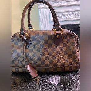 Louis Vuitton Brown Eben Damier Duomo Handbag
